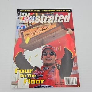 NASCAR ILLUSTRATED‎ MAGAZINE----JANUARY 2002----JEFF GORDON COVER